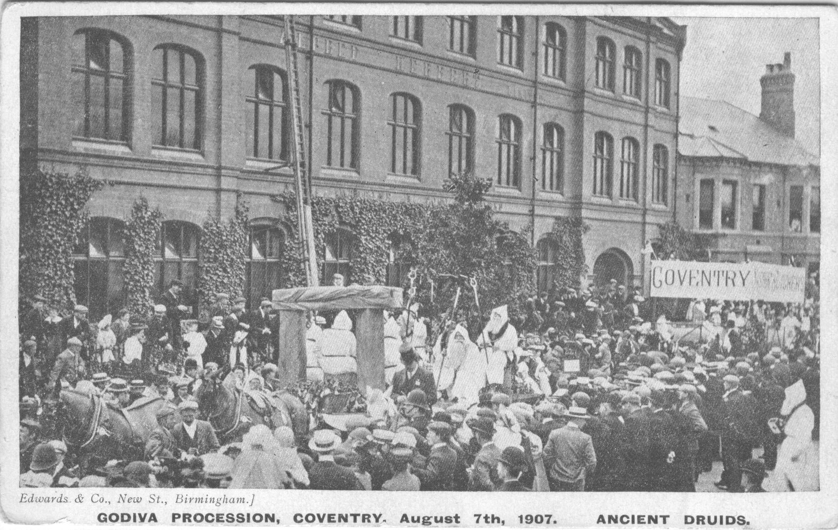 1907 godiva festival in Queens Road
